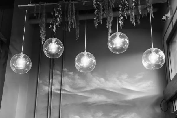 istock Ceiling lamp display in a Thai restaurant in Bangkok 1304851356