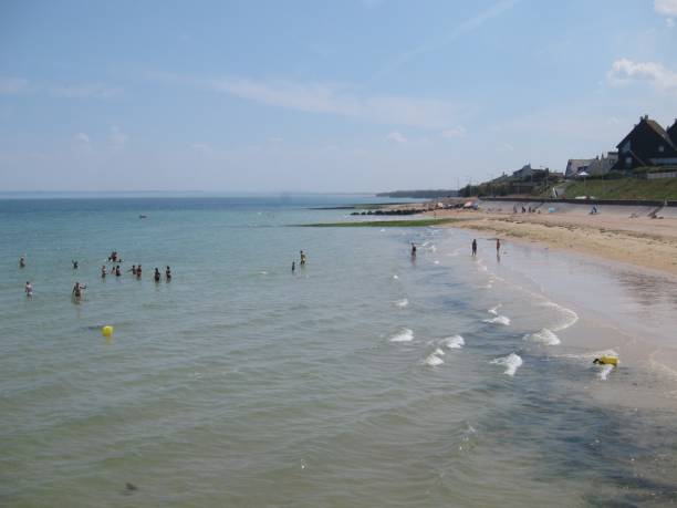 istock Luc sur mer beach in Normandy 1304856036