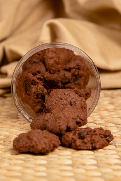 istock Delicious homemade chocolate cookies 1304857361