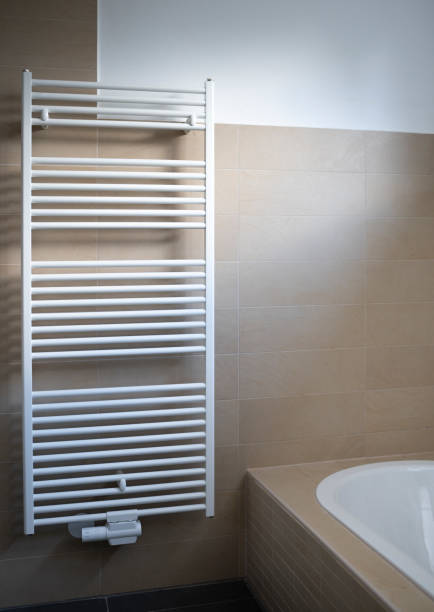 istock Towel dryer radiator with thermostat 1304858913