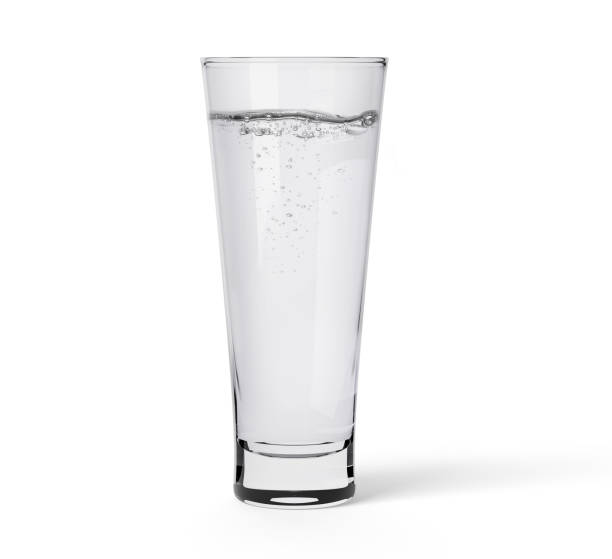 istock crystal mineral water with bubbles in a glass isolated on white 1304864675