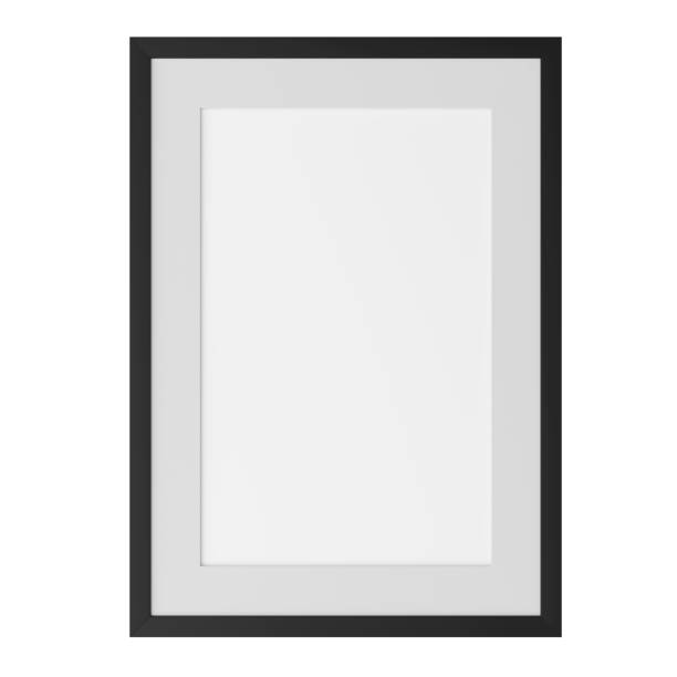 istock mockup of photo grame with copy space. Isolated on white 1304865285
