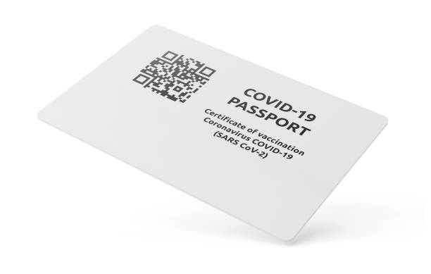 istock covid-19 passport card. immunization certificate. 1304865358