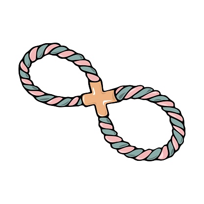 Dog Rope Animation Cartoon Dog Rope Vector Illustration Stock Illustration - Download ...