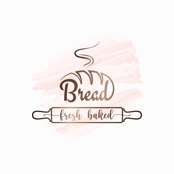 ilustrações de stock, clip art, desenhos animados e ícones de bread watrecolor for bakery on white background - pão fresco