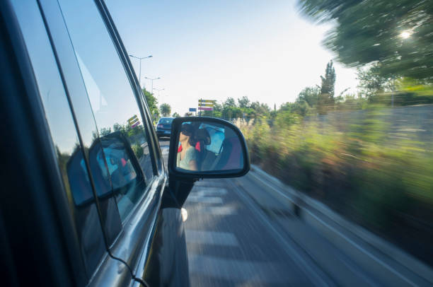 istock Driving fast at urban areas 1304872239