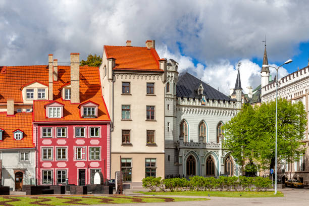 istock The Livu Square in Riga Old Town, Latvia 1304875978
