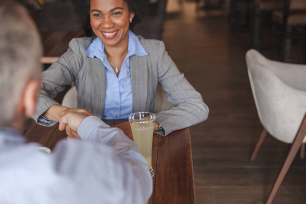 istock It is nice to meet you! 1304876755