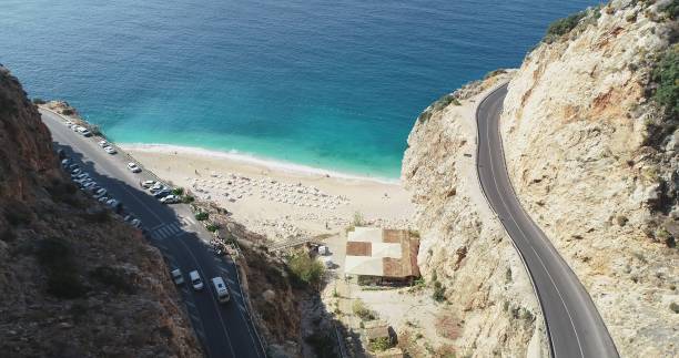istock The most beautiful beach in Turkey. Kaputas beach. Beach top view 1304881637