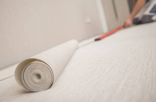 istock Roll of Modern Vinyl Wallpaper 1304884530