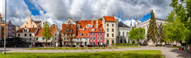 istock The Livu Square in Riga Old Town, Latvia 1304888597