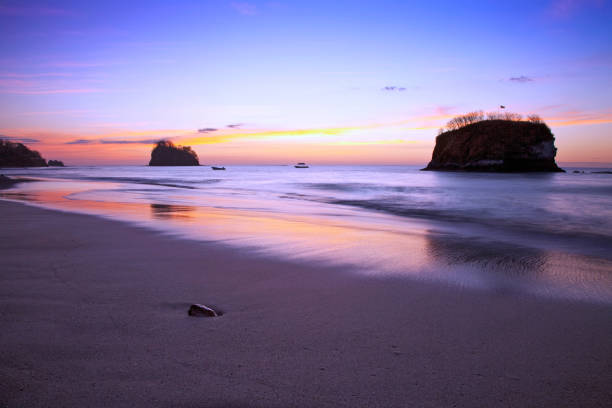 istock Seaside beach landscape and beautiful coastline with sea waves 1304891773
