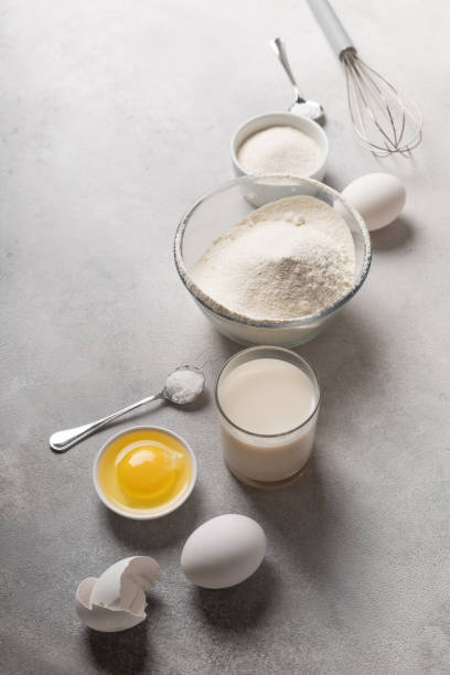 istock Ingredients for making pancakes for Shrovetide 1304898549