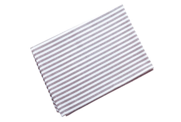 istock Kitchen towel, napkin isolated. Top view mockup 1304900650