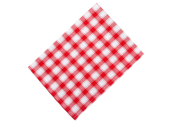 istock Kitchen towel, napkin isolated. Top view mockup 1304900653