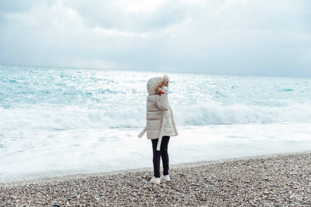 Portrait of child in beach