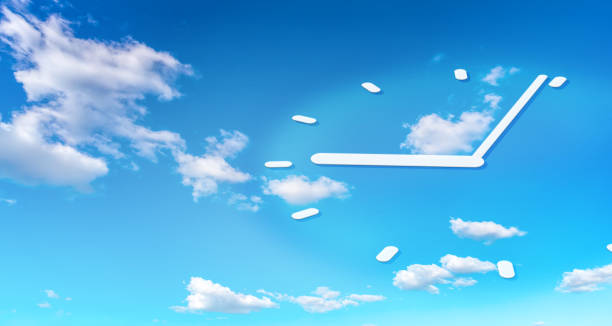 istock Time change and goes by very fast concept 1304908266