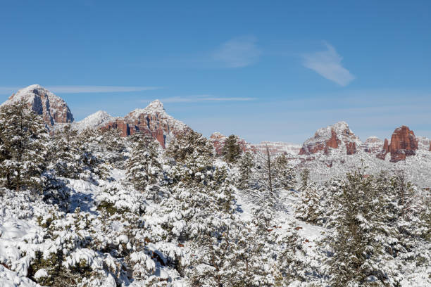 istock Snow Covered Sedona Arizona Landscape 1304909715