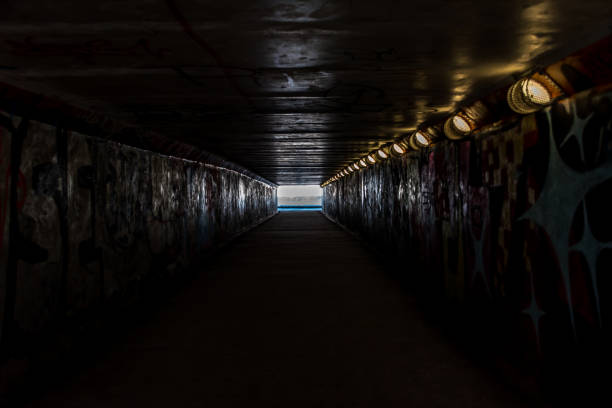 istock Under Bridge Tunnel Dark and Mysterious 1304912585