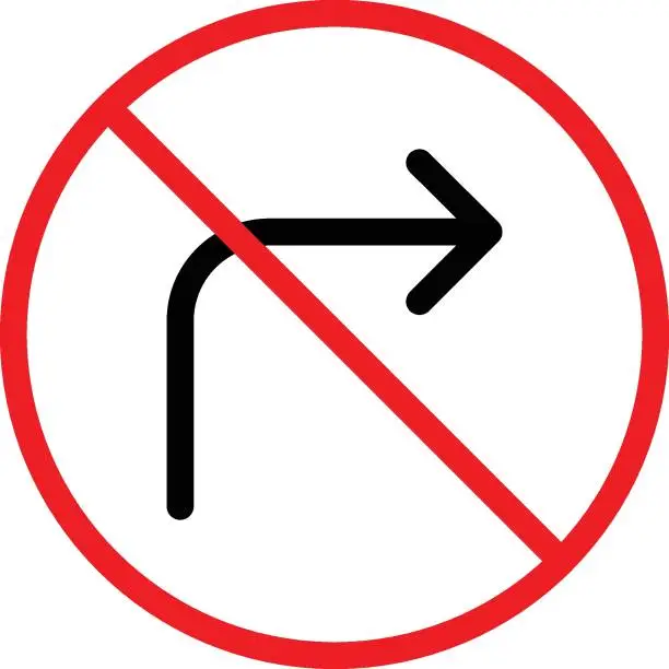 Vector illustration of banned