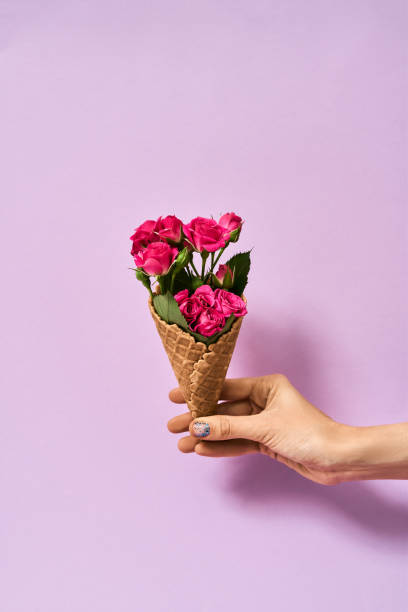 istock Gift bouquet for March 8 for a woman 1304921999