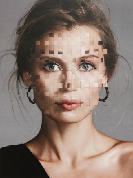 istock Analog collage with female portrait 1304922667