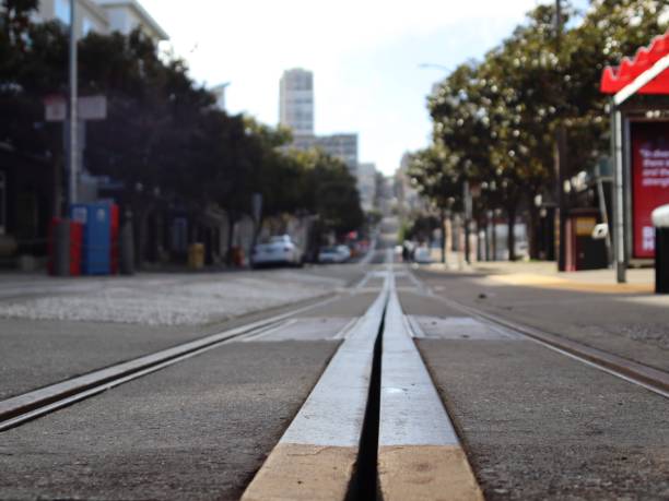 istock Cable Car Rail in San Francisco 1304928457