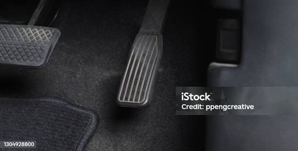 Brake And Accelerator Pedal Stock Photo - Download Image Now - Gas Pedal,  Car, Gasoline - iStock