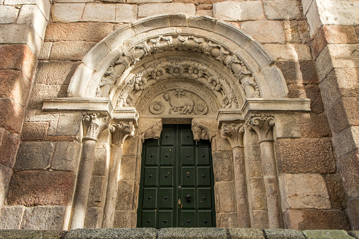 Ancient Romanesque church in the old city.