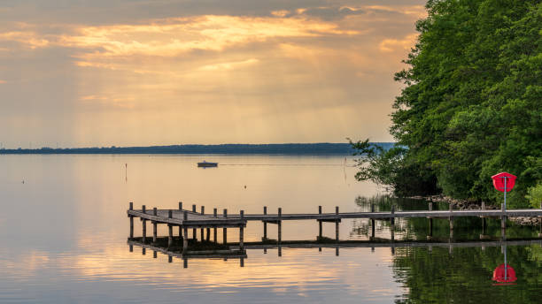 istock Evening at the Steinhuder Meer, Lower Saxony, Germany 1304931750