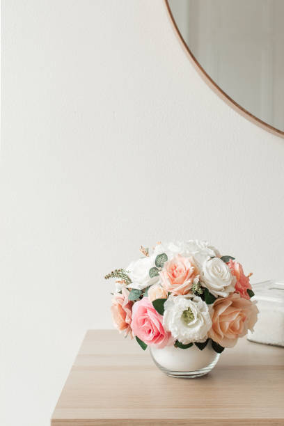 istock bouquet of artificial flowers on a white background 1304943470