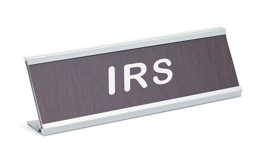 IRS Desk Top Name Plate Cut Out.