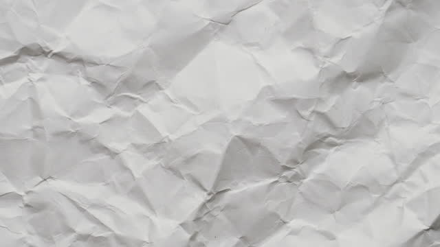 4k : Stop motion Crinkled Paper background