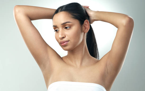 istock Hair up and show off that glow 1304954477