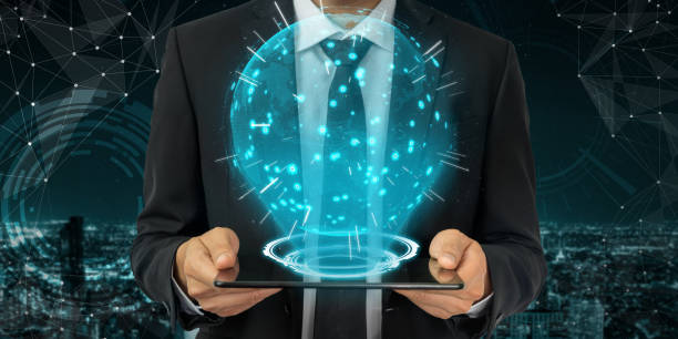 istock Advanced communication and global internet network connection in smart city 1304958578