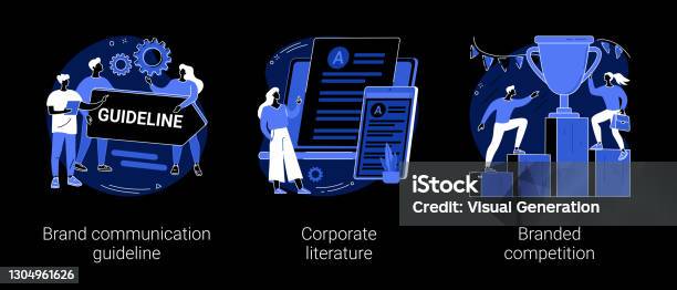 Creating Visual Identity Vector Images Visual Identity Abstract Concept Vector Illustrations Stock ...