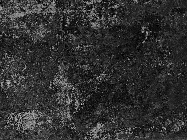 istock Black grunge scratched metal background, scary distressed horror texture 1304961722