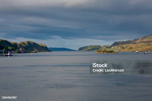 Landscape In Oban Photographed In Scotland In Europe Stock Photo - Download Image Now