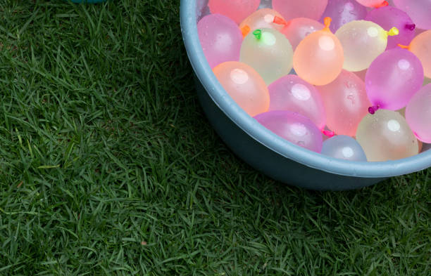 Water balloons Colofrul water balloons ready to play water balloon stock pictures, royalty-free photos & images