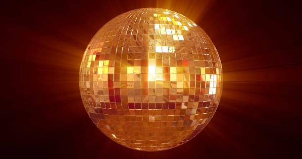 istock Disco Mirror Ball Loop . 4k stock photo stock , Retro 1304983354