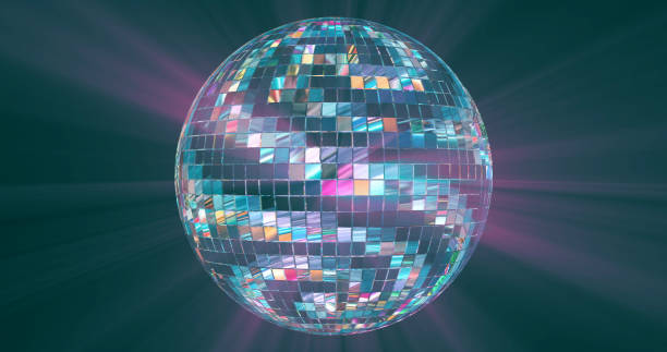 disco lustro ball loop . 4k stock photo stock stock stock , retro - dance fever zdjęcia i obrazy z banku zdjęć