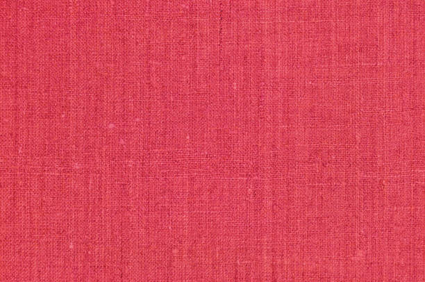 istock Natural light vibrant wine red rustic flax fiber linen fabric swatch texture vertical pattern, horizontal bright rough detailed vintage textile background macro closeup, crumpled textured burlap canvas copy space wallpaper 1304992502