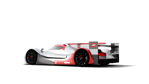 istock supercar, lemans prototype, photorealistic render, isolated on white 1305017064