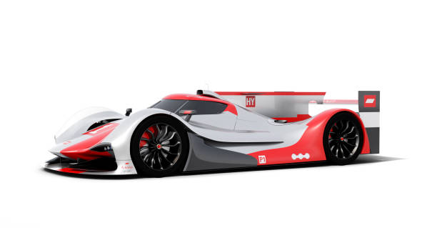 istock supercar, lemans prototype, photorealistic render, isolated on white 1305017068