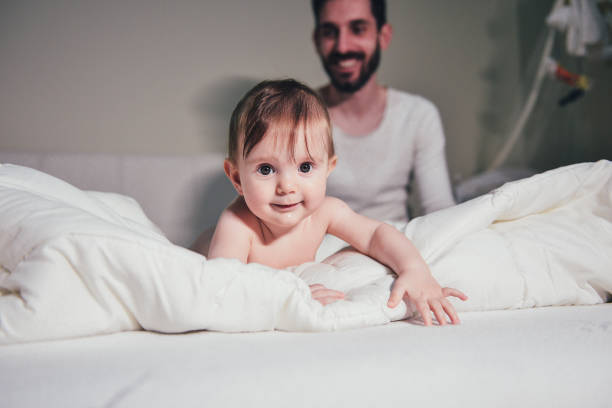 istock Love to play with dady 1305018809