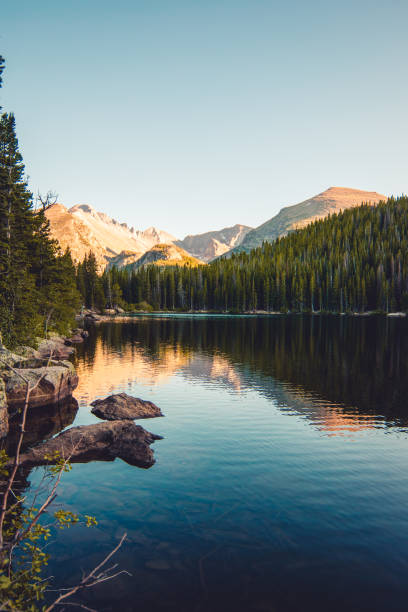 istock Lake in the Rocky Mountains 1305024689