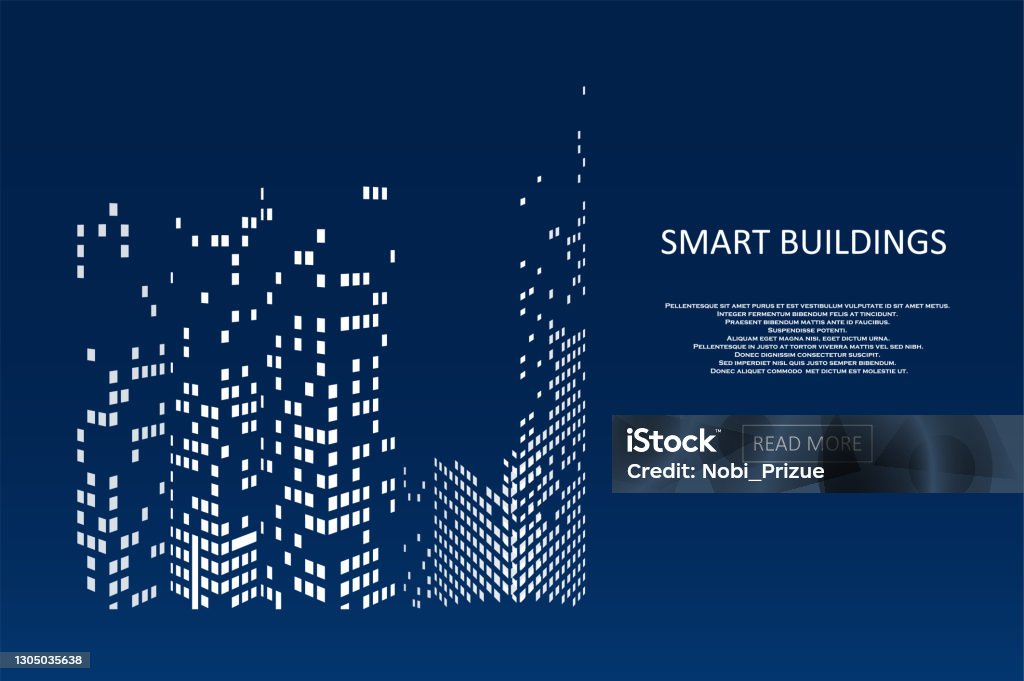 Building Smart Design Graphs Smart Building Concept Design Stock Illustration - Download Image Now ...