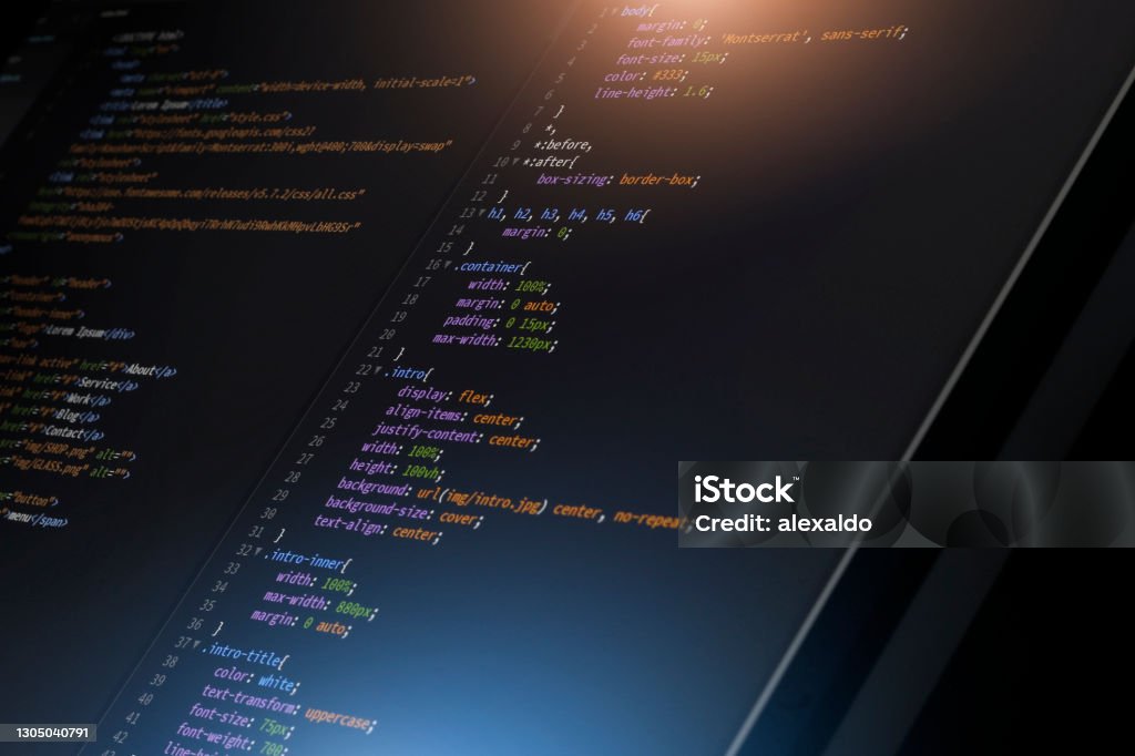 Html Background Digital Css Web Developing Mixed Media Background Stock Illustration - Download ...