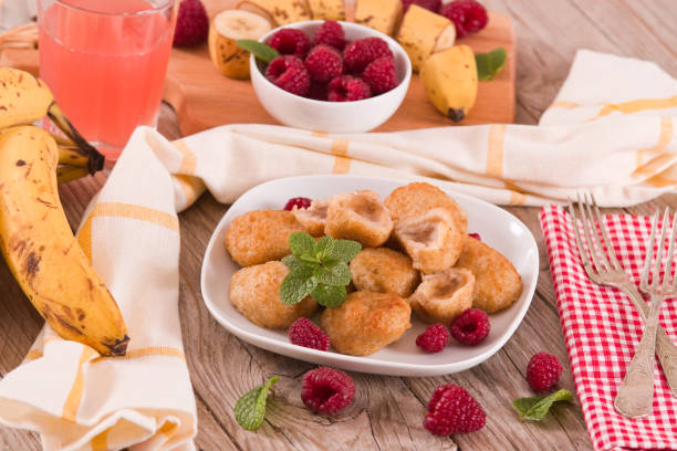 istock Banana fritters. 1305040863