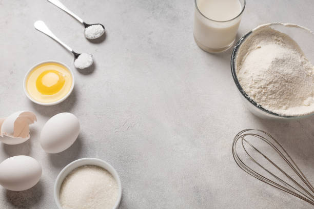 istock Ingredients for making pancakes for Shrovetide 1305041755